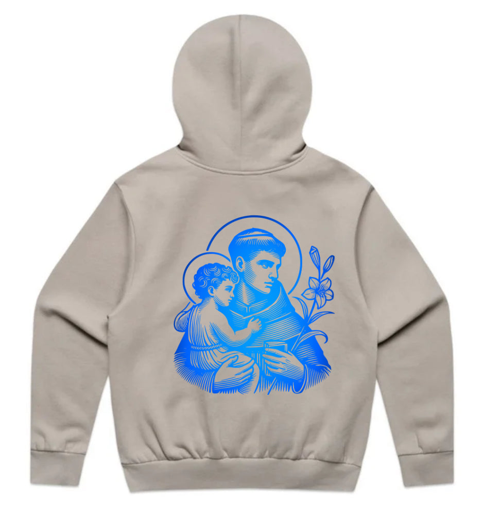 ST ANTHONY OF PADUA AUSTRAL MENS RELAXED HOODIE