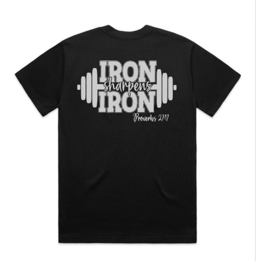 IRON SHARPENS IRON HEAVY TEE