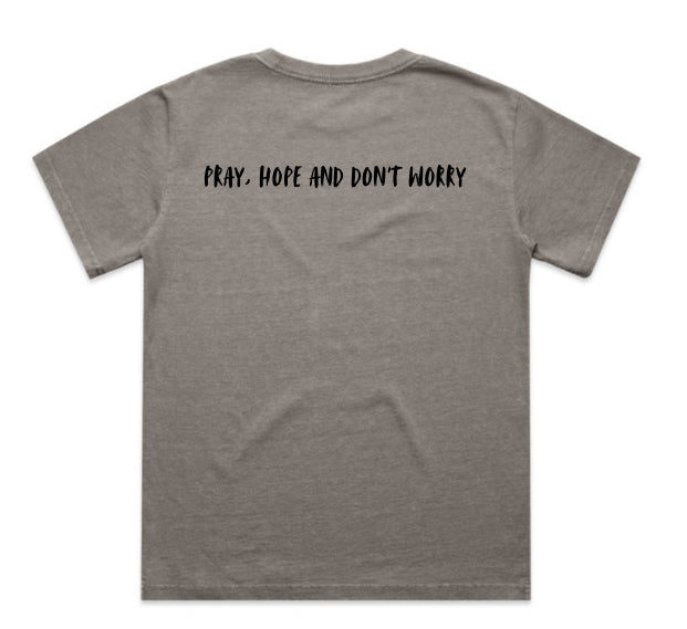 KIDS PRAY, HOPE AND DON’T WORRY HEAVY TEE