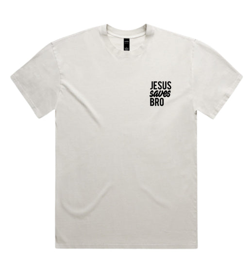 JESUS SAVES BRO YOUTH HEAVY TEE