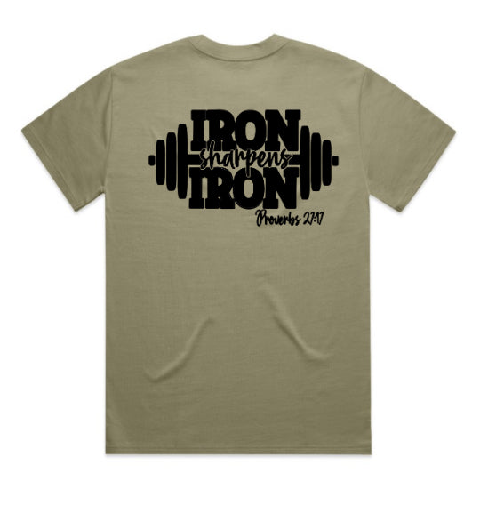 IRON SHARPENS IRON HEAVY TEE