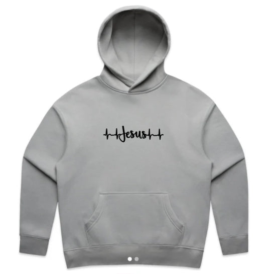 OUR HEARTS ARE RESTLESS WOMENS RELAXED HOOD