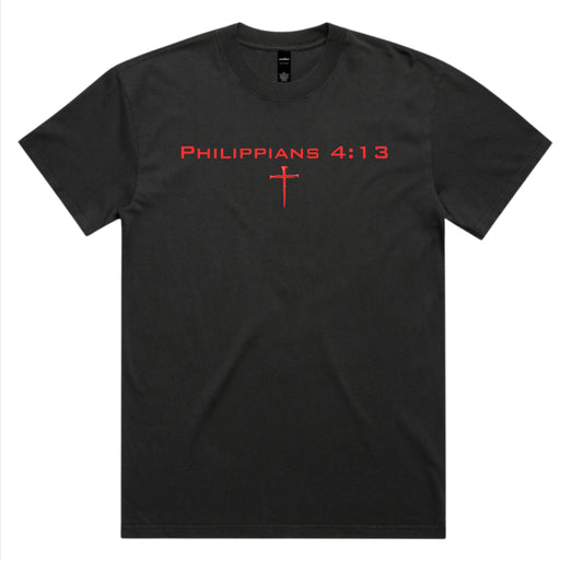 PHILIPPIANS 4:13 HEAVY TEE