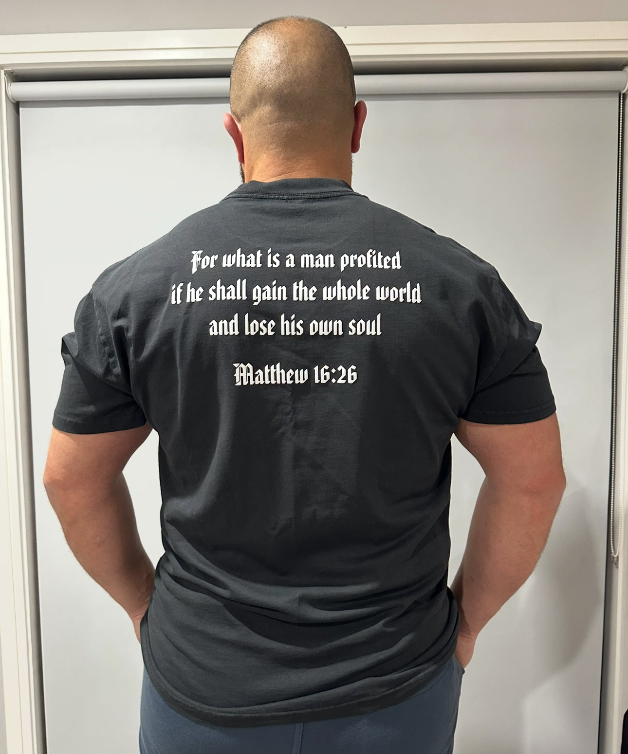 MATTHEW 16:26 HEAVY TEE