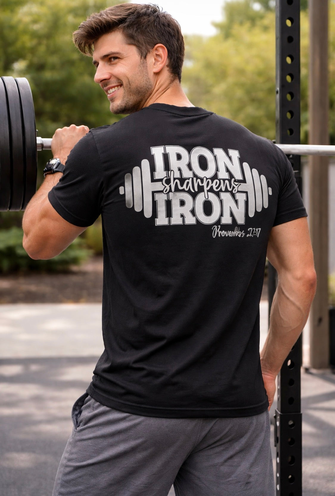 IRON SHARPENS IRON HEAVY TEE