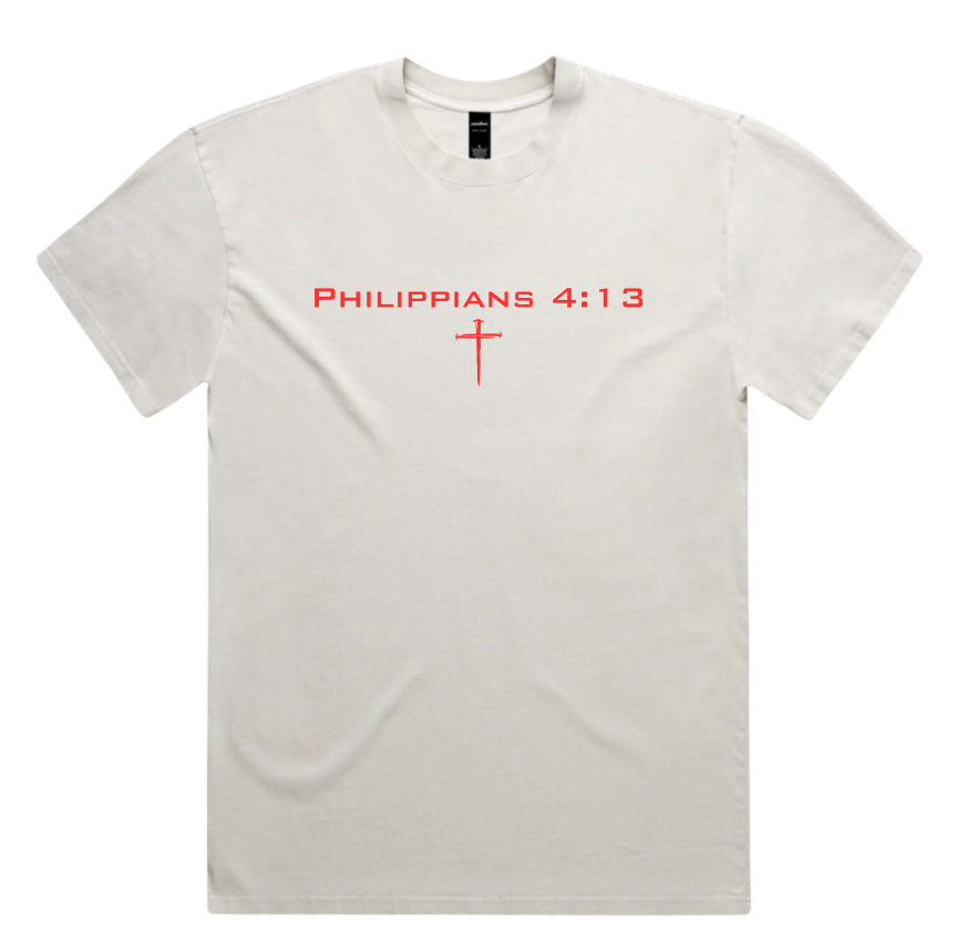 PHILIPPIANS 4:13 HEAVY TEE